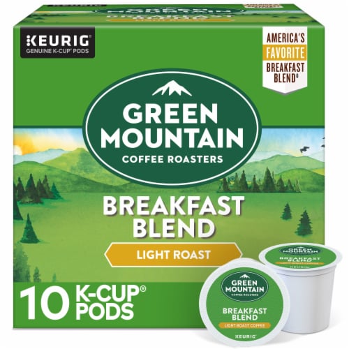 Green Mountain Coffee Roasters® Breakfast Blend Light Roast K-Cup® Coffee Pods Perspective: front
