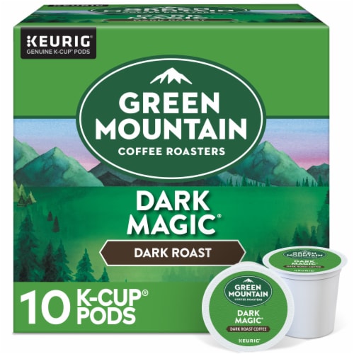 Green Mountain Coffee Roasters Dark Magic Dark Roast Coffee Perspective: front