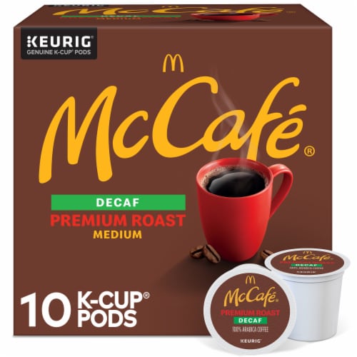 McCafe® Decaf Premium Roast Medium Roast K-Cup® Coffee Pods Perspective: front