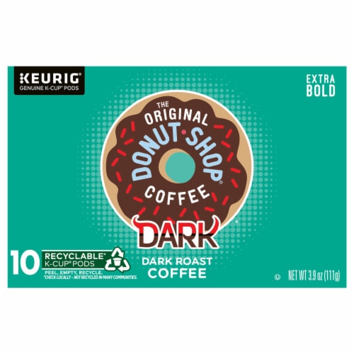 The Original Donut Shop Dark Dark Roast K-Cup Coffee Pods Perspective: front