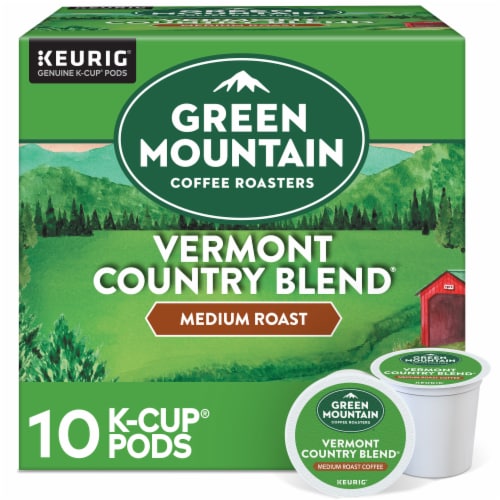 Green Mountain Coffee Roasters® Vermont Country Blend® Medium Roast K-Cup® Coffee Pods Perspective: front