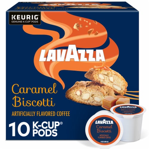 Lavazza Caramel Biscotti K-Cup® Coffee Pods Perspective: front