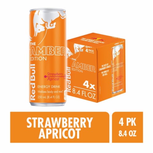 Red Bull The Amber Edition Energy Drink Perspective: front