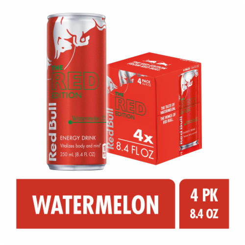 Red Bull® Red Edition Watermelon Energy Drink Multipack Cans