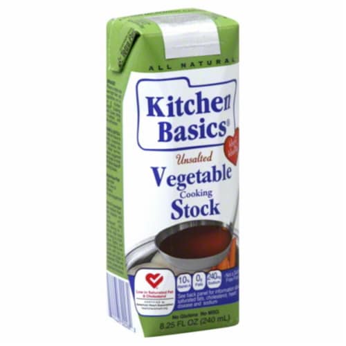 Kitchen Basics® Unsalted Vegetable Stock Perspective: front