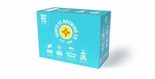 Santa Fe Brewing Co. New Mex To-Go Craft Beer Variety Pack Perspective: front