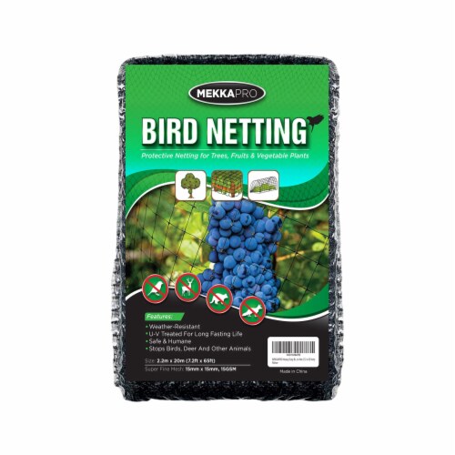 MEKKAPRO Heavy Duty Bird Netting Garden Nets for Fruit Vegetable