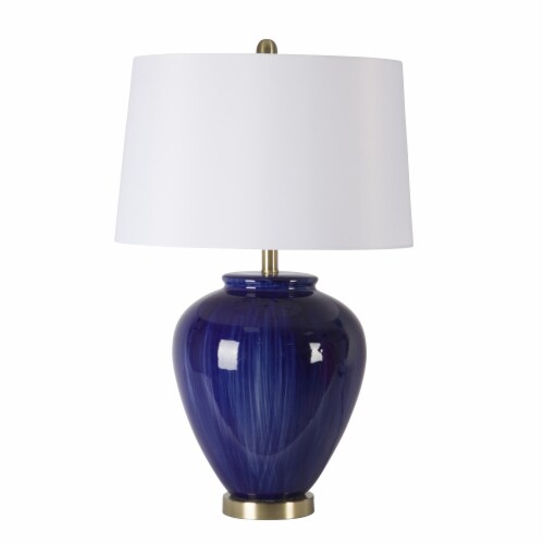 Ceramic 28 Jug Table Lamp Blue 1 Kroger