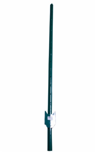 American Posts 4 ft. H 14 Ga. Powder Coated Green Steel U-Post American Posts 4 ft. H 14 Ga. Powder Coated Green Steel U-Post