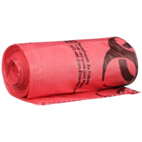 McKesson Infectious Waste Bag 30 to 33 gal. Case of 250 Perspective: front