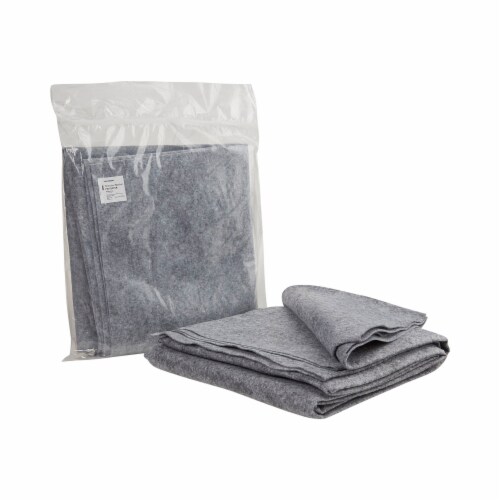 McKesson Disposable Polyester Stretcher Blanket 24 per Case Perspective: front