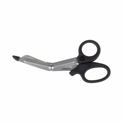 McKesson Medicut Stainless Steel Medical Grade Trauma Shears 5.5 L 1 Ct 321BKMM Perspective: front