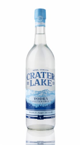 Crater Lake Hand Crafted Vodka Perspective: front