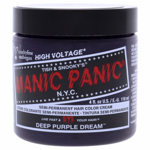 Classic High Voltage Hair Color - Deep Purple Dream Perspective: front