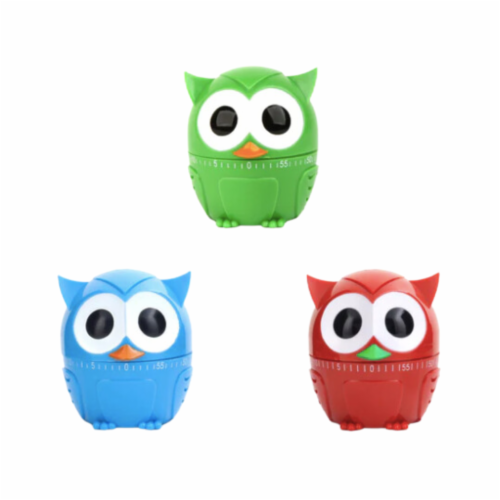 Kikkerland Design Owlet Timer Perspective: front