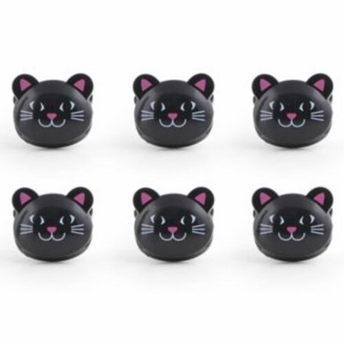 Kikkerland Design Cat Bag Clip Perspective: front