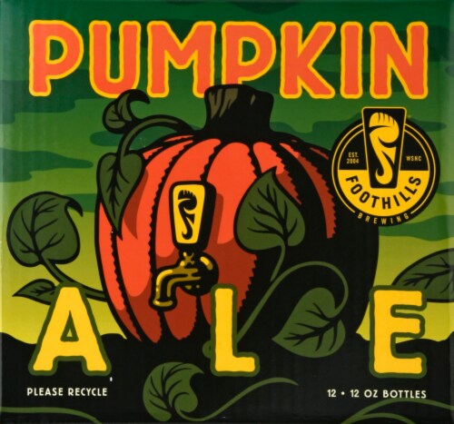 Foothills Brewing Pumpkin Ale Perspective: front