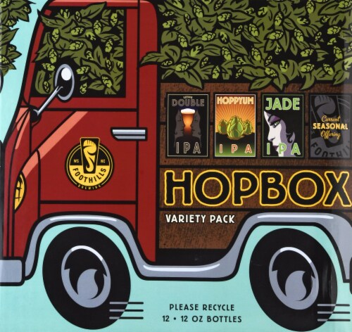 Foothills Brewing Hopbox IPA Variety Pack Perspective: front