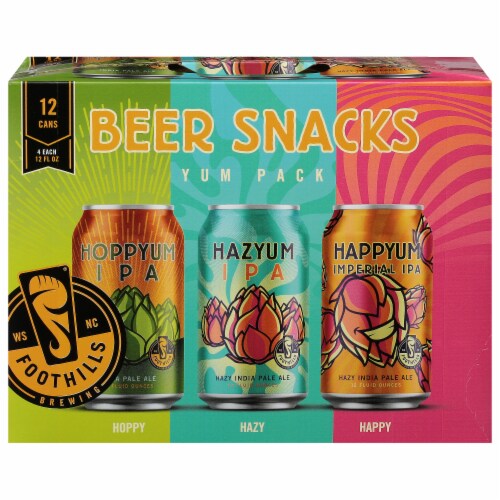 Foothills Beer Snacks Yum Pack Perspective: front
