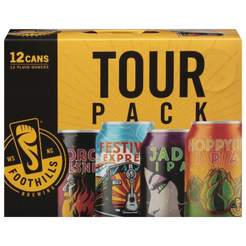 Foothills Brewing Tour Variety Pack Perspective: front