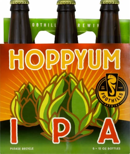 Foothills Brewing Hoppyum IPA Perspective: front