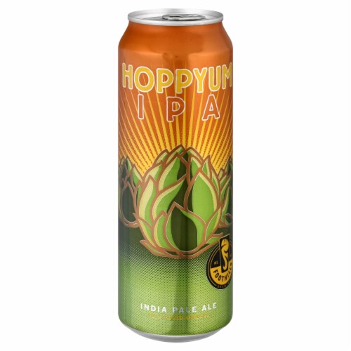 Foothills Brewing Hoppyum IPA Beer Perspective: front