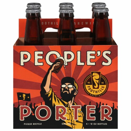 Foothills Brewing People's Porter Perspective: front