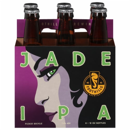 Foothills Brewing Jada IPA Perspective: front