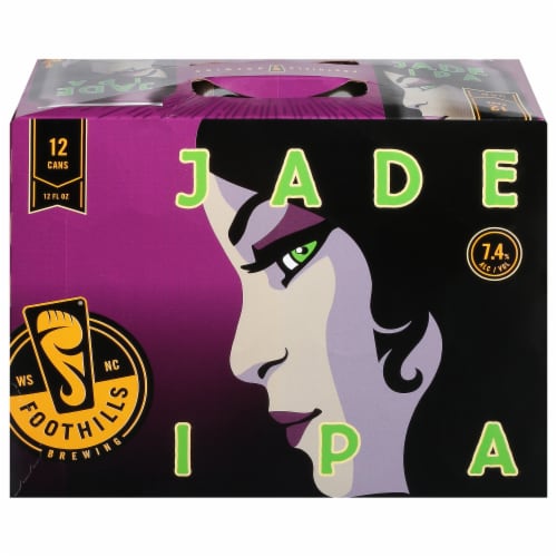 Foothills Brewing® Jade IPA Perspective: front