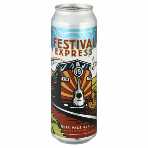 Foothills Brewery Festival Express India Pae Ale Perspective: front