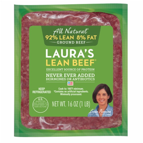 Laura's Lean Beef® All Natural 92 Lean Ground Beef, 16 oz Kroger