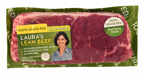 Laura's Lean Beef Strip Steak Perspective: front