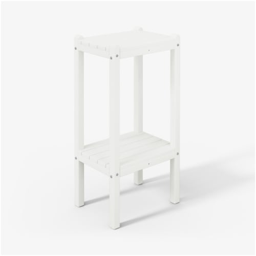 SERWALL Patio Coffee Table, 1-Piece Rectangle Outdoor