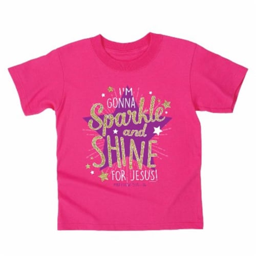 Kerusso Activewear KDZ1872LG Sparkle and Shine Kids T-Shirt- Large Perspective: front