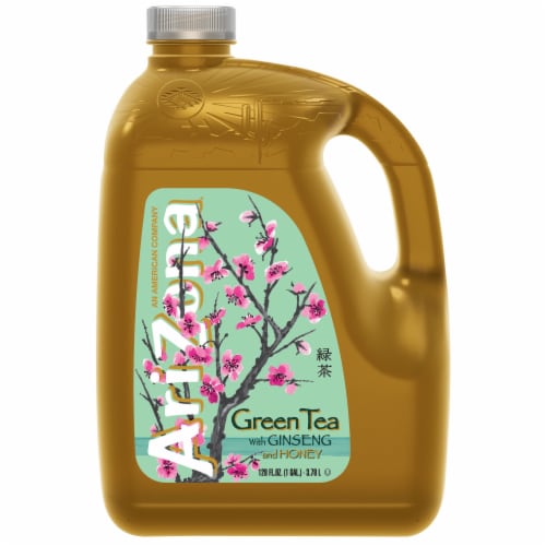 AriZona Ginseng and Honey Green Tea Perspective: front