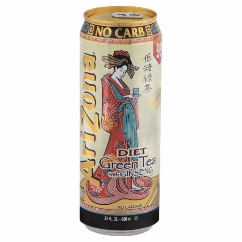AriZona Zero Green Tea Perspective: front