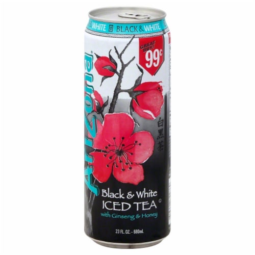 AriZona Black & White Iced Tea Perspective: front
