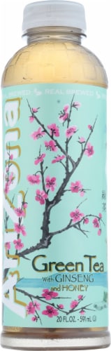 AriZona Green Tea with Ginseng and Honey Perspective: front
