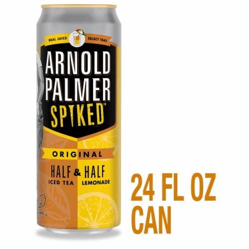 Arnold Palmer Spiked Original Half & Half Iced Tea Lemonade Single Can Perspective: front