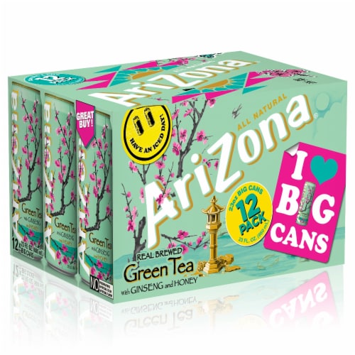 Arizona Green Tea Perspective: front