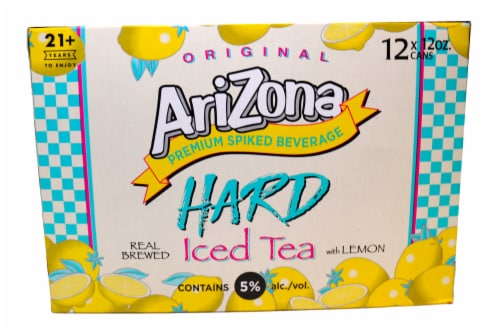 AriZona Hard Iced Tea with Lemon Perspective: front