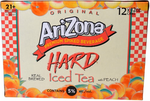 AriZona Hard Iced Tea with Peach Perspective: front