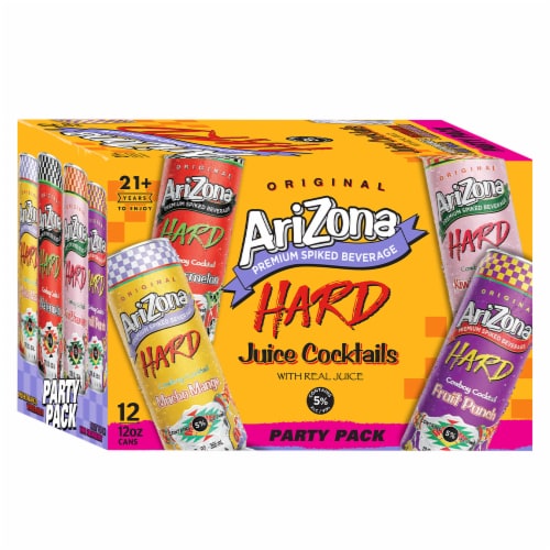 AriZona Hard Juice Cocktail Party Pack Perspective: front