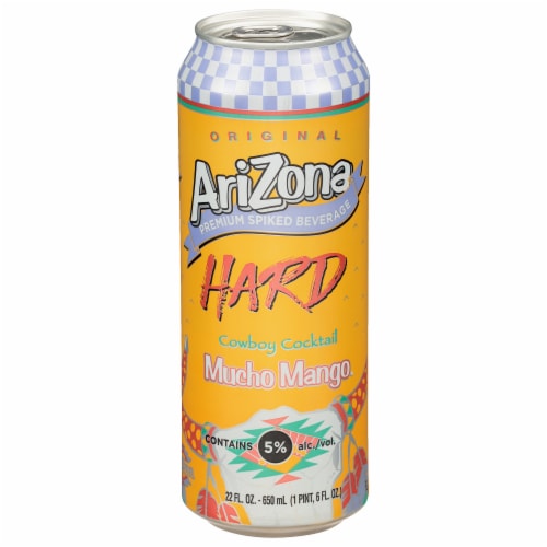 Arizona Hard Mucho Mango® Cowboy Coctail Can Perspective: front