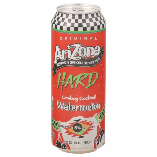 Arizona Hard Watermelon Fruit Cocktail Can Perspective: front