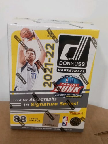 NBA Panini 2021-22 Hoops Basketball Trading Card Blaster Pack (8 Cards)