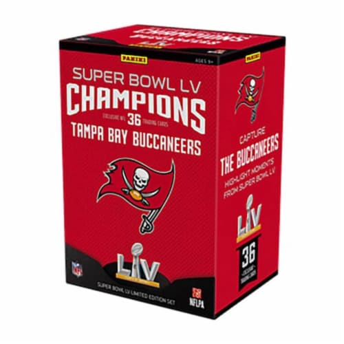 Panini NFL Super Bowl LV Champions Tampa Bay Buccaneers Trading Cards, 36 ct Fry’s Food Stores