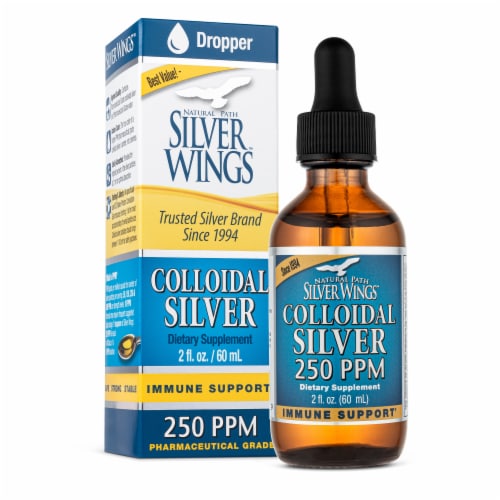 Natural Path Silver Wings Colloidal Silver Perspective: front