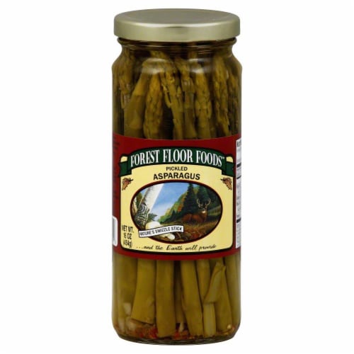 Forrest Floor Foods Pickled Asparagus Perspective: front