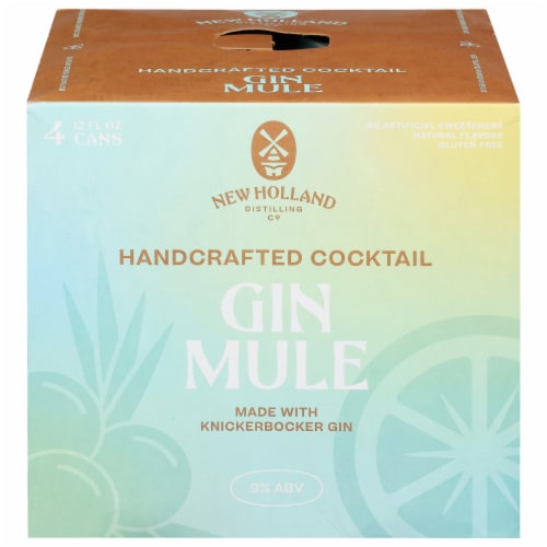 New Holland Brewing Holland Mule Ready to Drink Cocktail Perspective: front